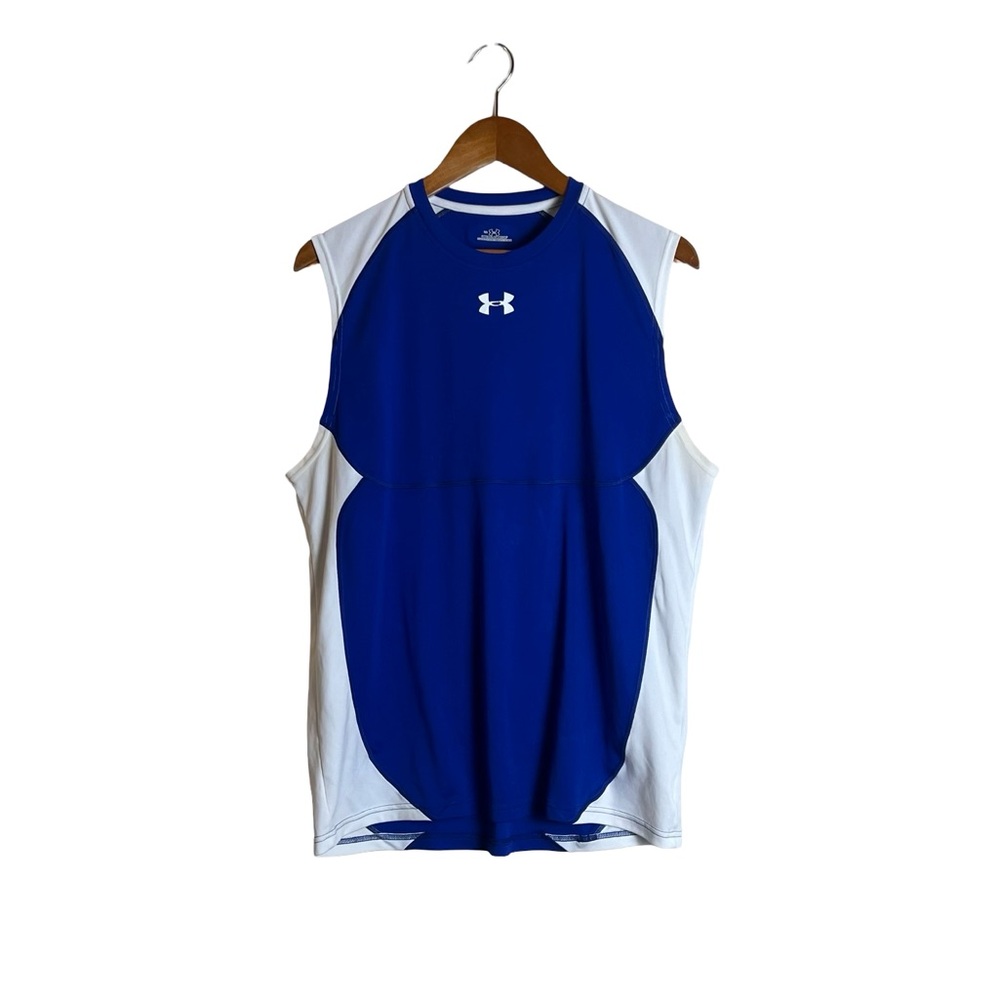 Under‎ Armour blue activewear tank. Size large